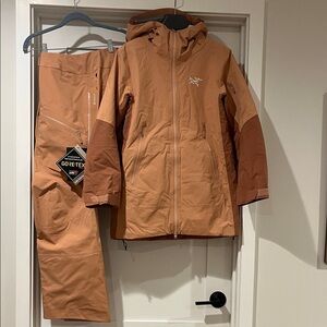 Arc'teryx Sentinel Ski Set Jacket and Pants NWT/NWOT Hazelnut